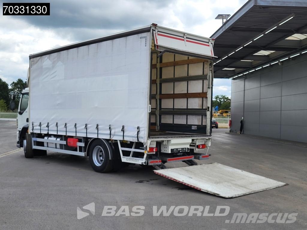 DAF LF 260 4X2 19tonner curtainsides 2000kg Ladebordwa Camiones de caja de lona