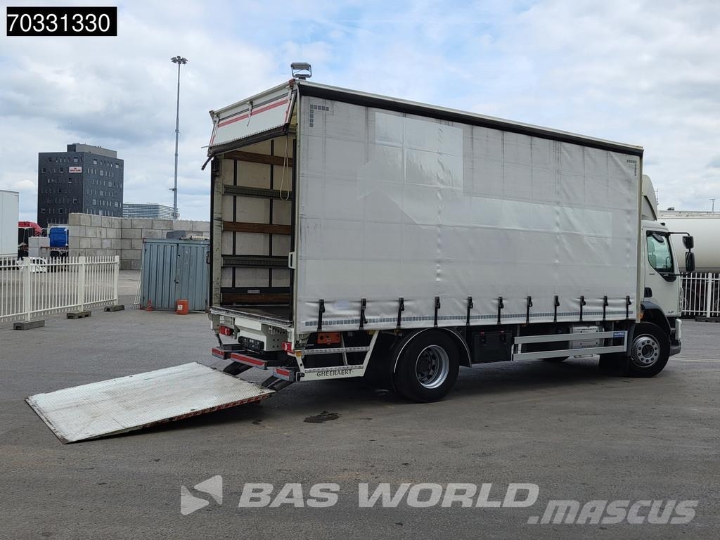 DAF LF 260 4X2 19tonner curtainsides 2000kg Ladebordwa Camiones de caja de lona
