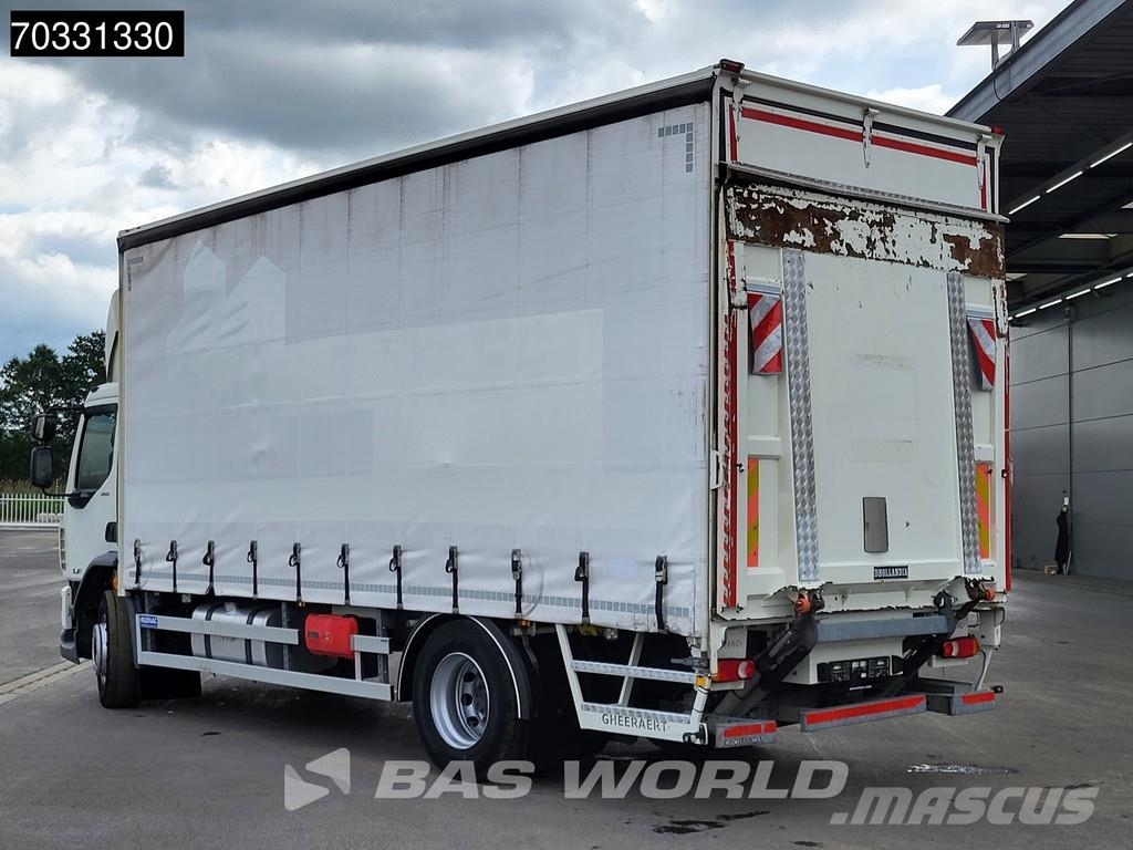 DAF LF 260 4X2 19tonner curtainsides 2000kg Ladebordwa Camiones de caja de lona