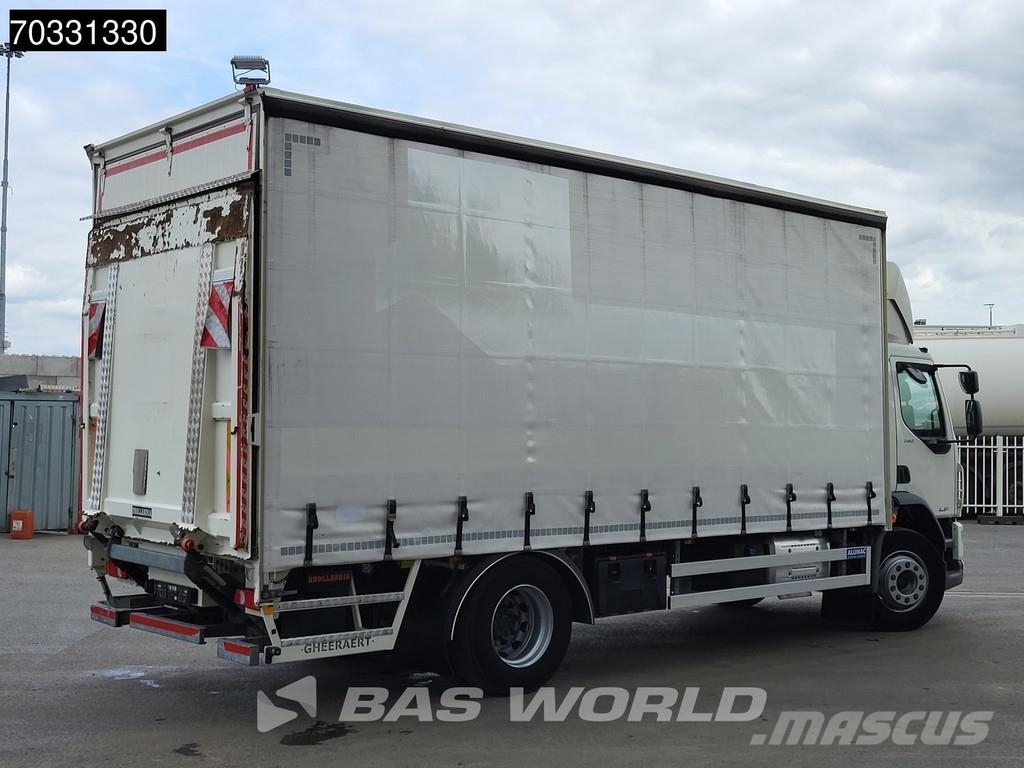DAF LF 260 4X2 19tonner curtainsides 2000kg Ladebordwa Camiones de caja de lona