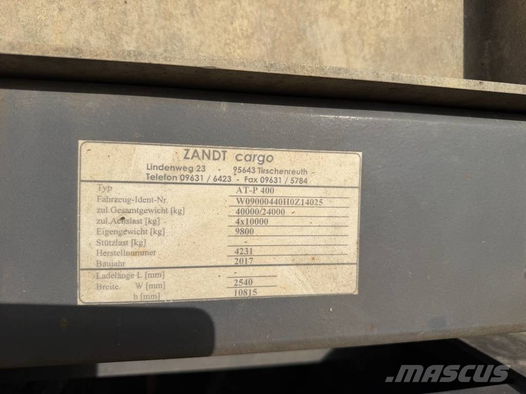 Zandt AT-P 400 Tieflader