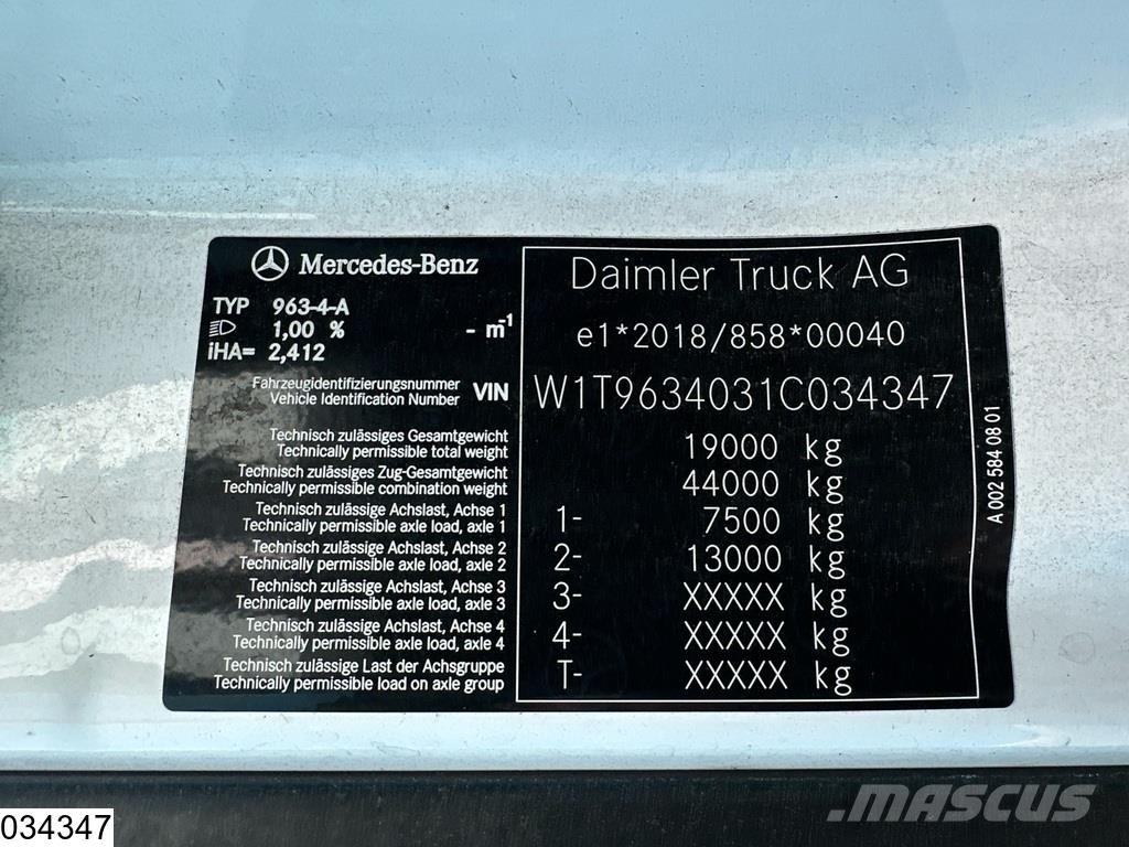 Mercedes-Benz Actros 1845 EURO 6D Tracteur routier