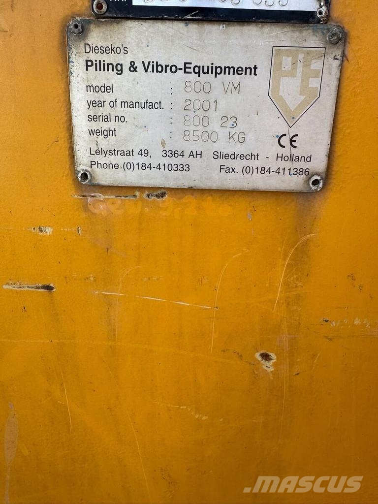 PVE 800 VM Vibro Hammer and Power Pack 破碎锤