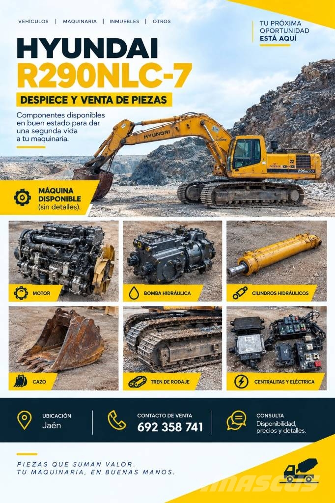 Hyundai R290NLC-7 Vidēja lieluma ekskavatori 7 t - 12 t