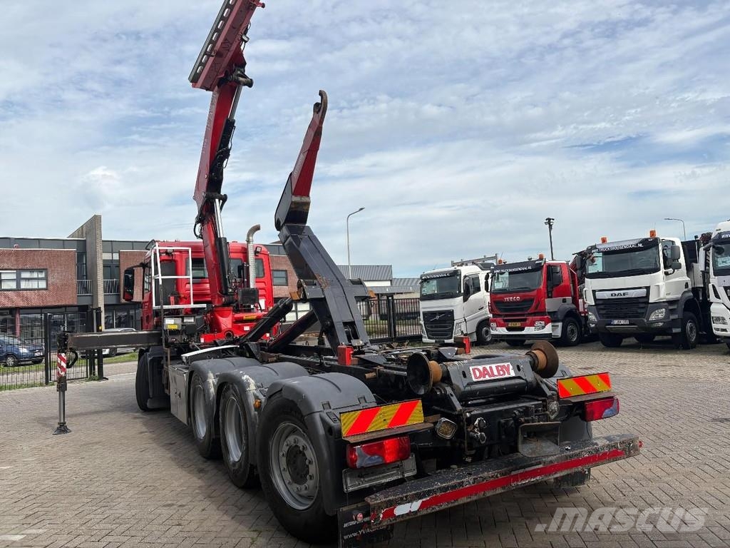 MAN TGS 35,400 + FASSI 195 4x + DALBY HOOK 30TON + 8X4 Автофургони
