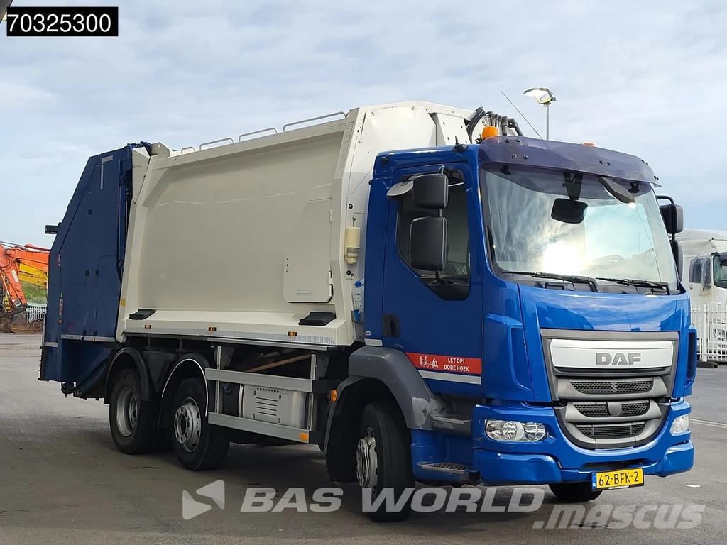 DAF LF 220 6X2 NL-Truck Geesink GPM III v 14L22 GCB St شاحنات المخلفات