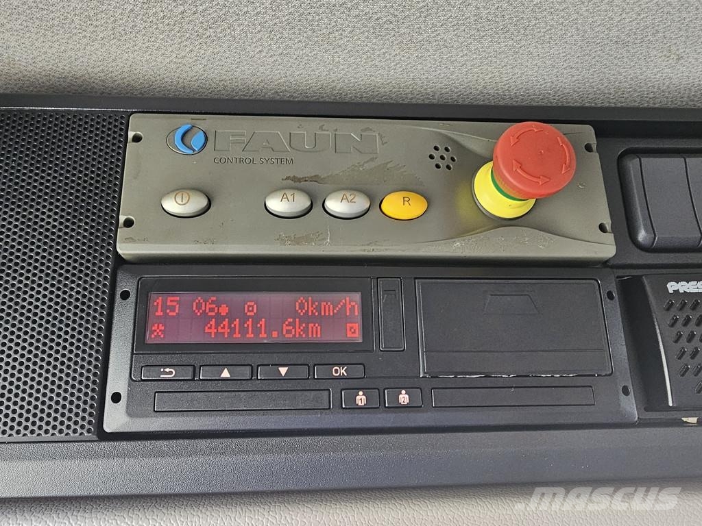 DAF CF 410 8X2/6 FAUN / BEKKER LAGRAM 16m3 / WAS INSTA Kamioni sa kranom