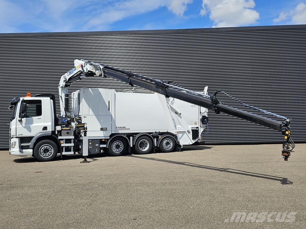 DAF CF 410 8X2/6 FAUN / BEKKER LAGRAM 16m3 / WAS INSTA Kamioni sa kranom