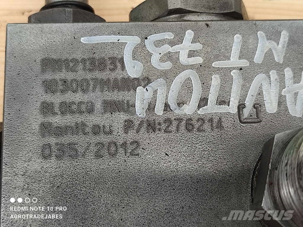 Manitou MT 732 hydraulic lock Hidraulika