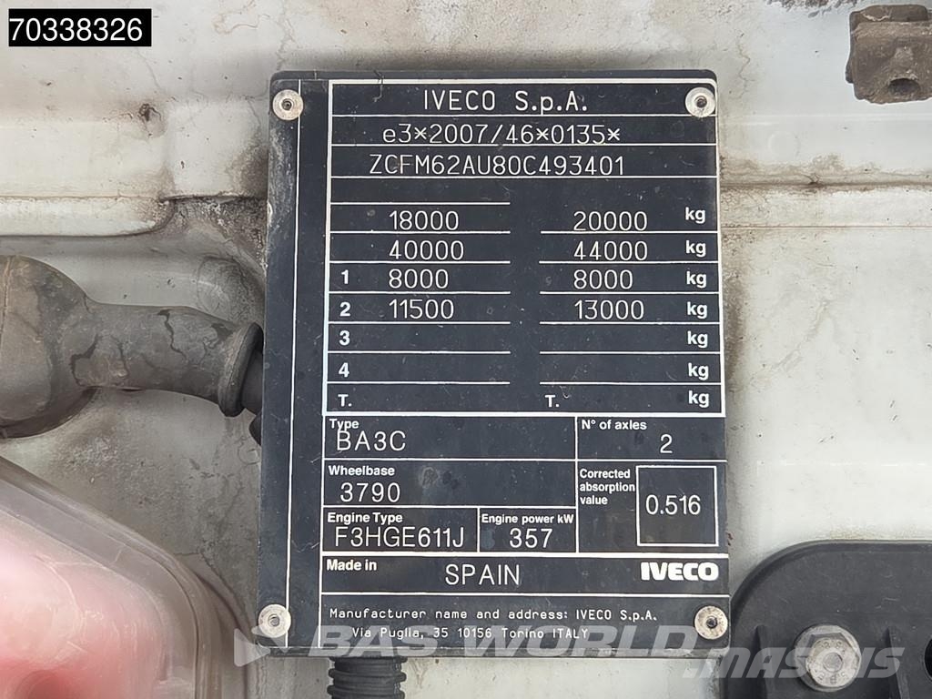 Iveco S-Way 490 4X2 Retarder 2x Tanks Standklima ACC Nav Sattelzugmaschinen