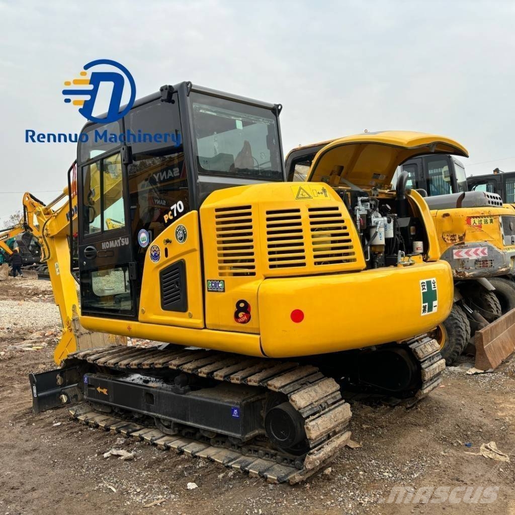 Komatsu PC 70-8 Mini ekskavatörler, 7 tona dek