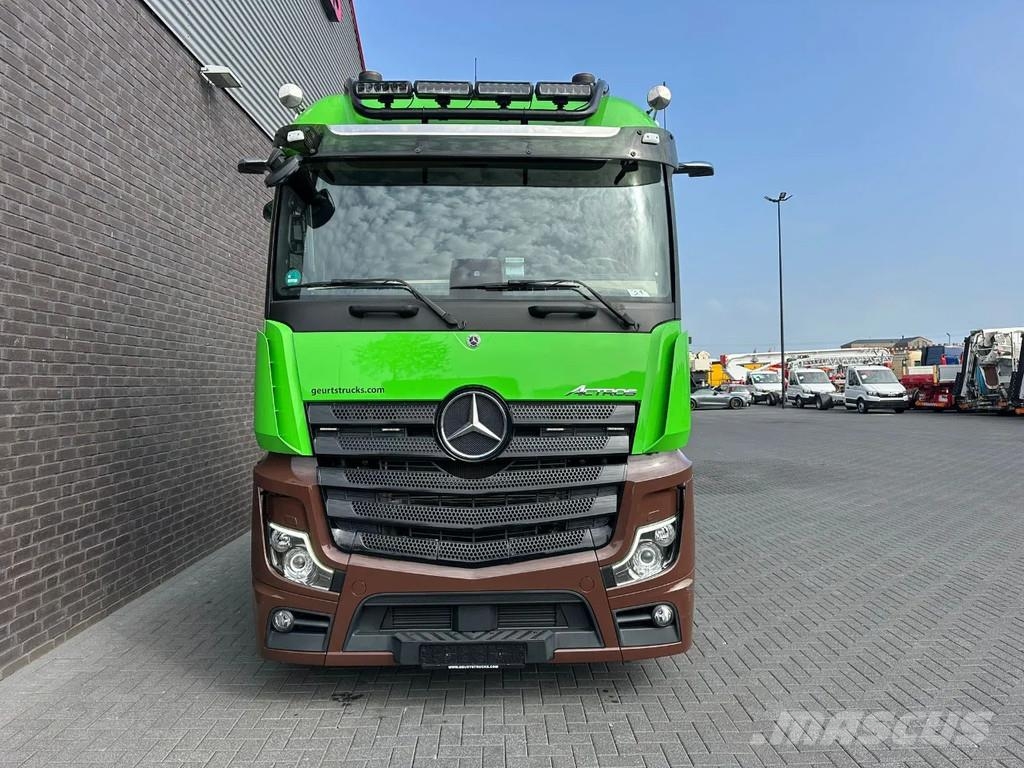 Mercedes-Benz Actros 2545 6X2 OPENLAADBAK MET FASSI F545RA.2.28 Camiones grúa