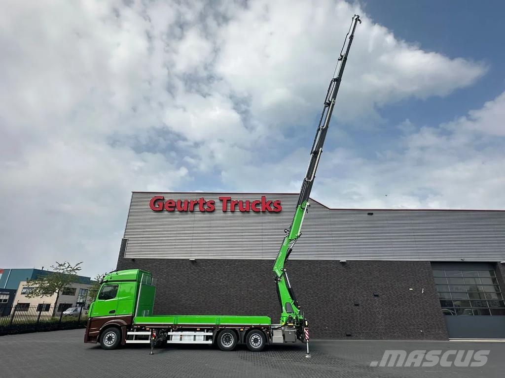 Mercedes-Benz Actros 2545 6X2 OPENLAADBAK MET FASSI F545RA.2.28 Camiones grúa