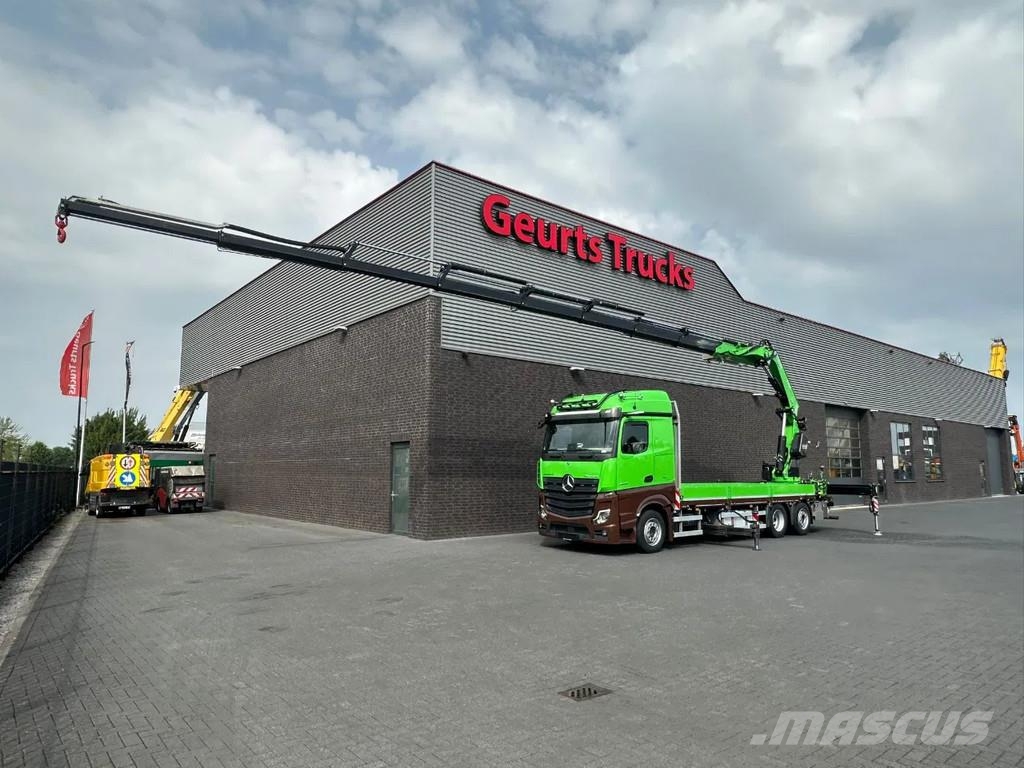 Mercedes-Benz Actros 2545 6X2 OPENLAADBAK MET FASSI F545RA.2.28 Camiones grúa