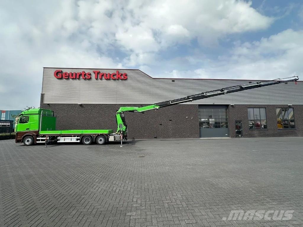 Mercedes-Benz Actros 2545 6X2 OPENLAADBAK MET FASSI F545RA.2.28 Camiones grúa