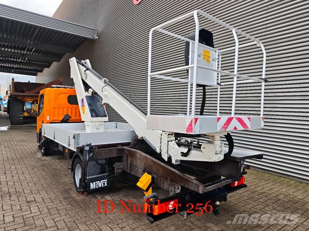Nissan Cabstar 35.12 NT400 Movex TLR 18 المنصات الهوائية المثبتة على شاحنة