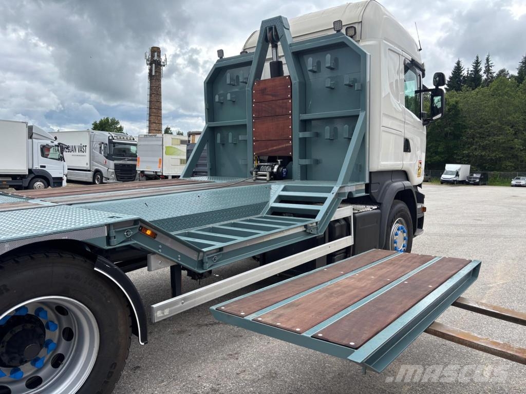 Scania R450 6x2 EURO6 + RETARDER + NEW PLATFORM 8000mm Camiones portavehículos