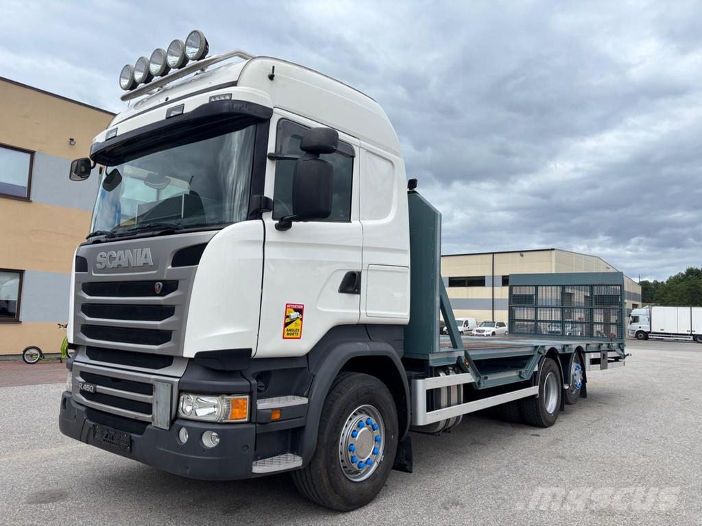 Scania R450 6x2 EURO6 + RETARDER + NEW PLATFORM 8000mm Camiones portavehículos