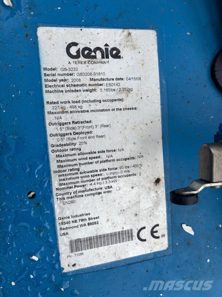 Genie GS-3232 Scissor lifts
