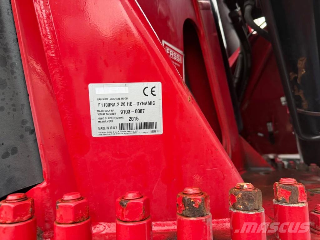 Scania R450 8x2*6 / Euro 6 / Fassi F1100RA.2.26 HE- Dynam Visureigiai kranai