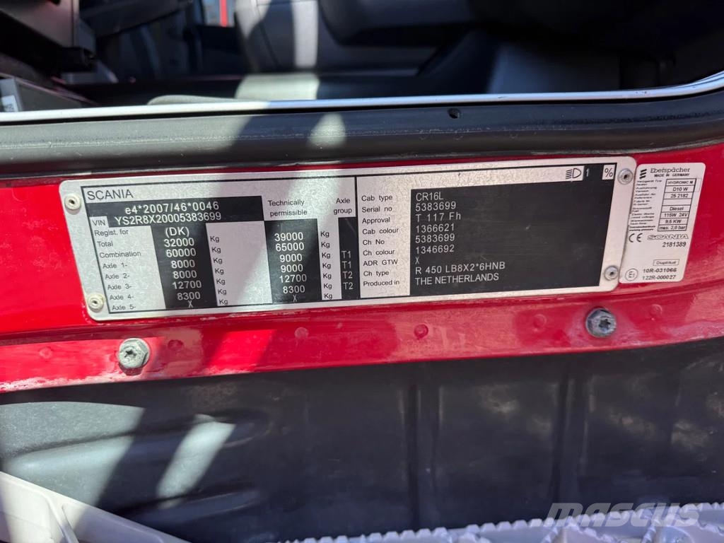 Scania R450 8x2*6 / Euro 6 / Fassi F1100RA.2.26 HE- Dynam Visureigiai kranai