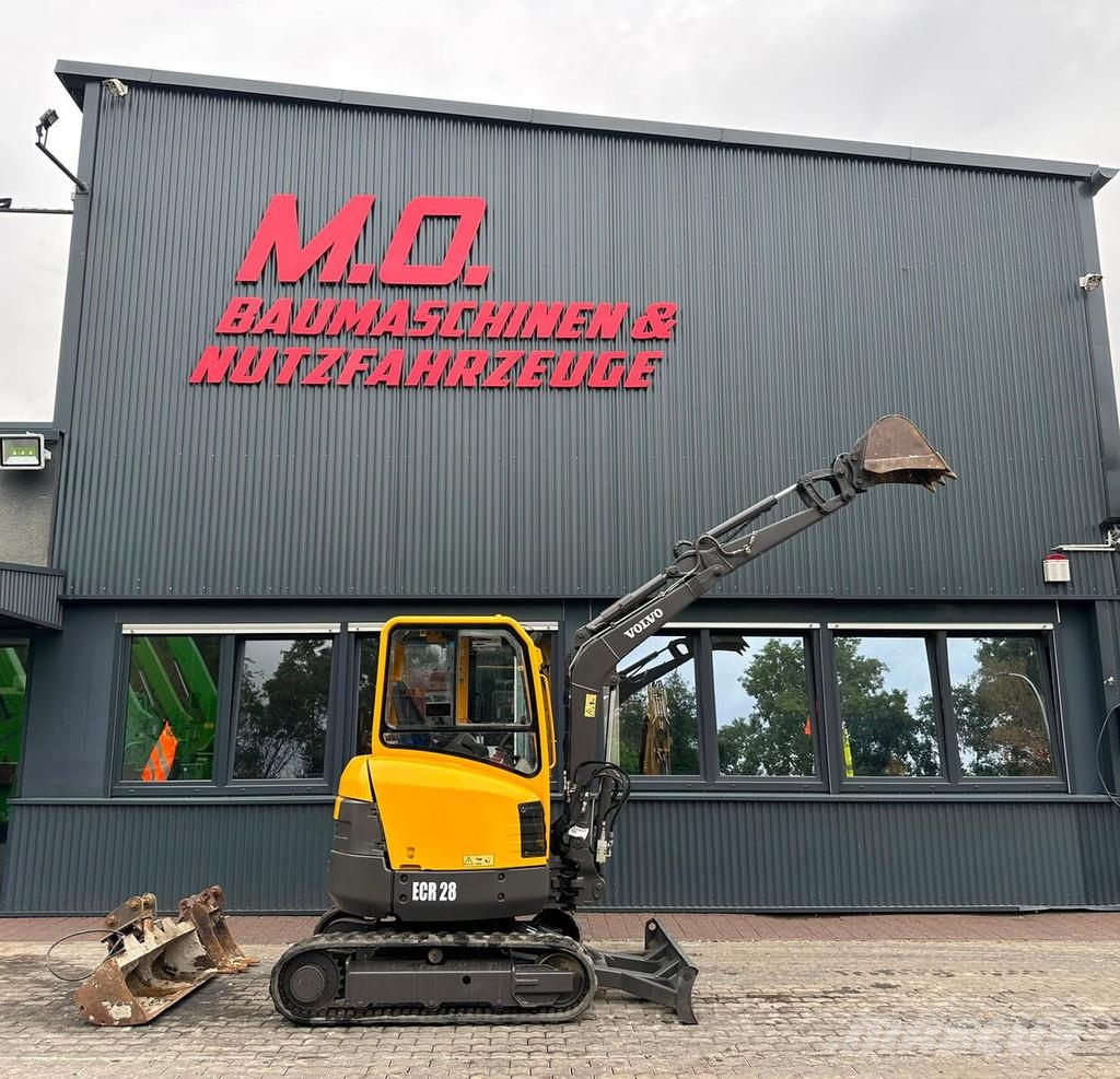 Volvo ECR 28 Mini ekskavatörler, 7 tona dek