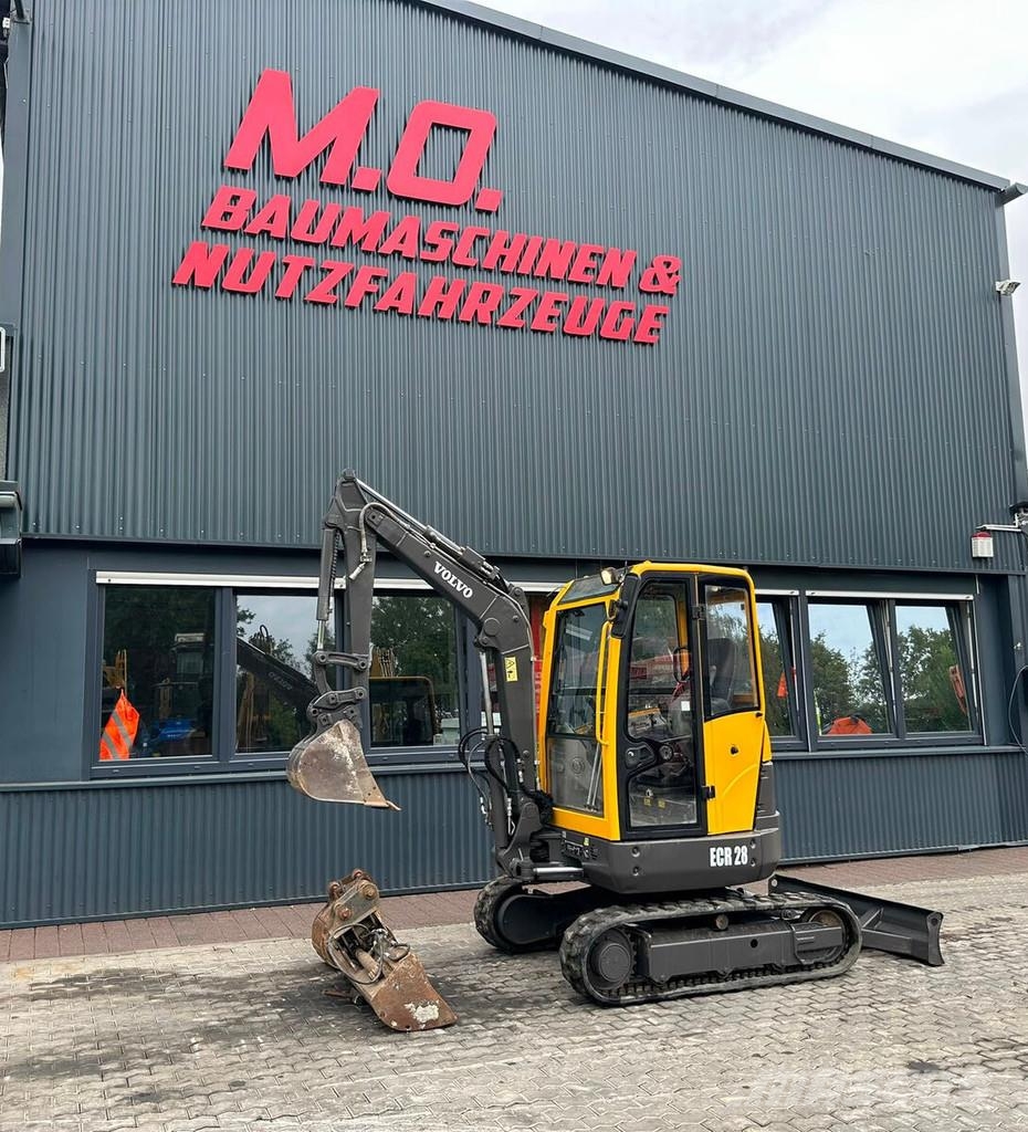 Volvo ECR 28 Mini ekskavatörler, 7 tona dek