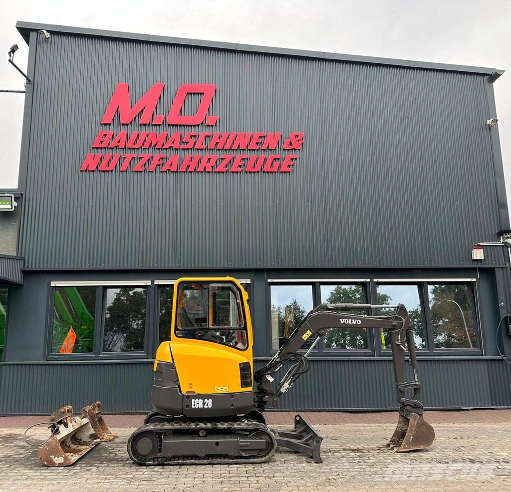 Volvo ECR 28 Mini ekskavatörler, 7 tona dek