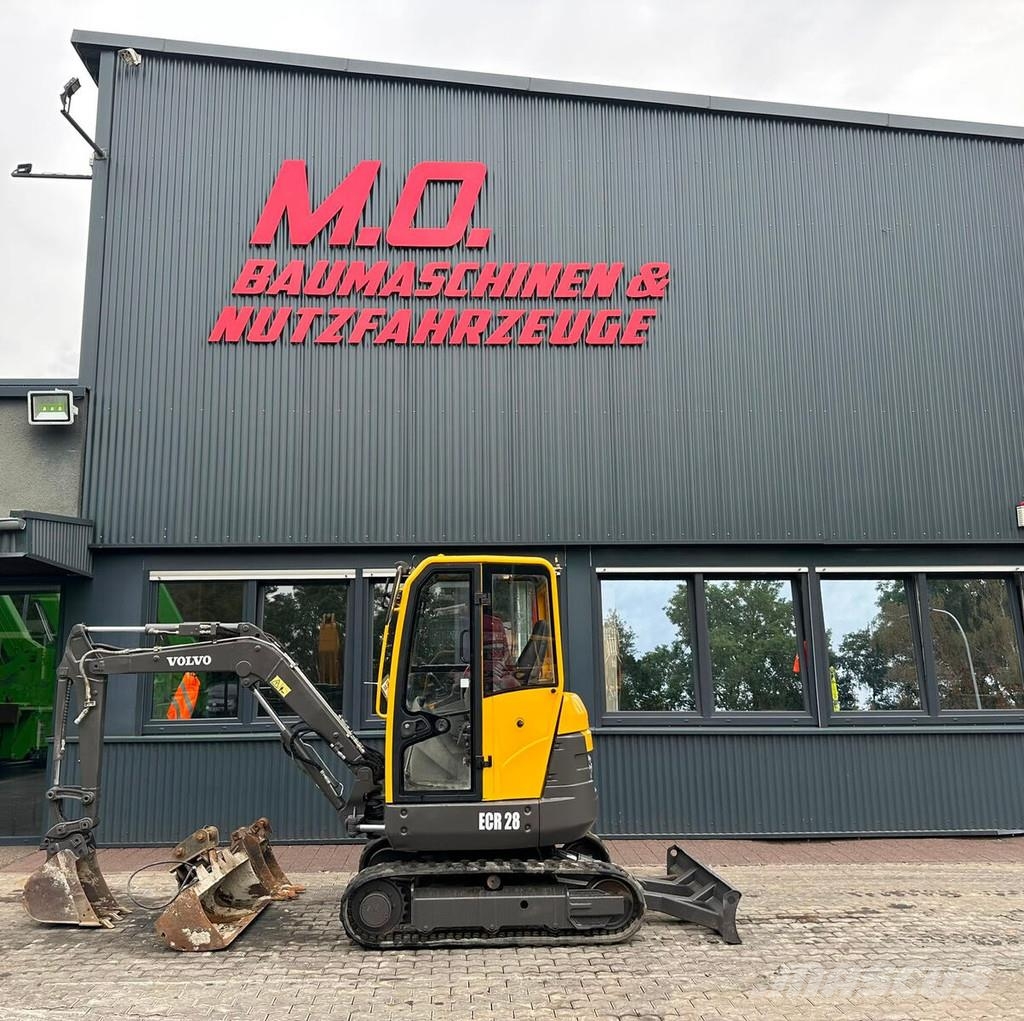 Volvo ECR 28 Mini ekskavatörler, 7 tona dek