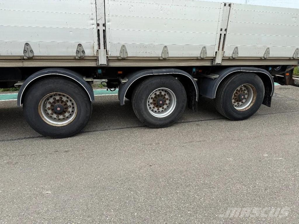 Van Hool VHLO-205 AN 3 AXLE SAF + HIAB 099E - 1 HIPRO + REM Semi-trailer med lad/flatbed