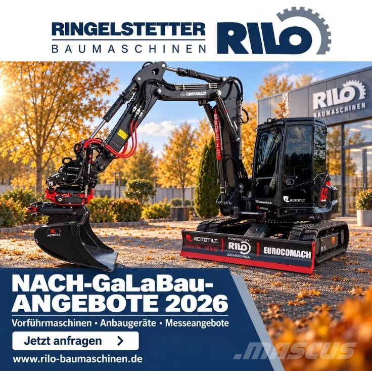 Eurocomach 100 TR – ROTOTILT GaLaBau EDITION Midi bagri 7t – 12t