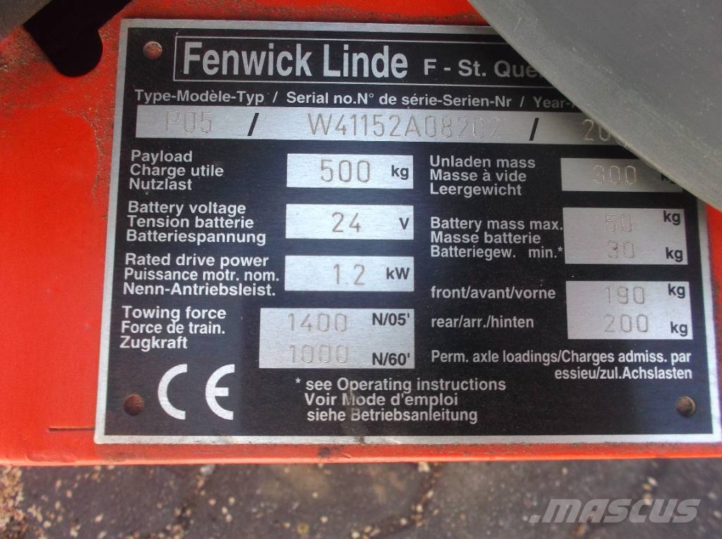 Linde P 05 152 V-2833 OB Vučna vozila