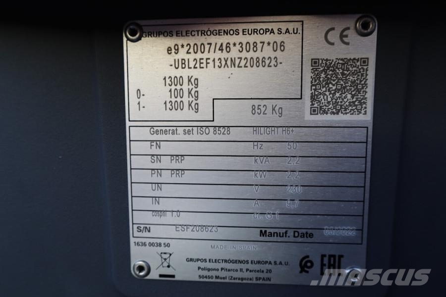 Atlas Copco Hilight H6+  Valid inspection, Max Boom Height 8m, Light towers
