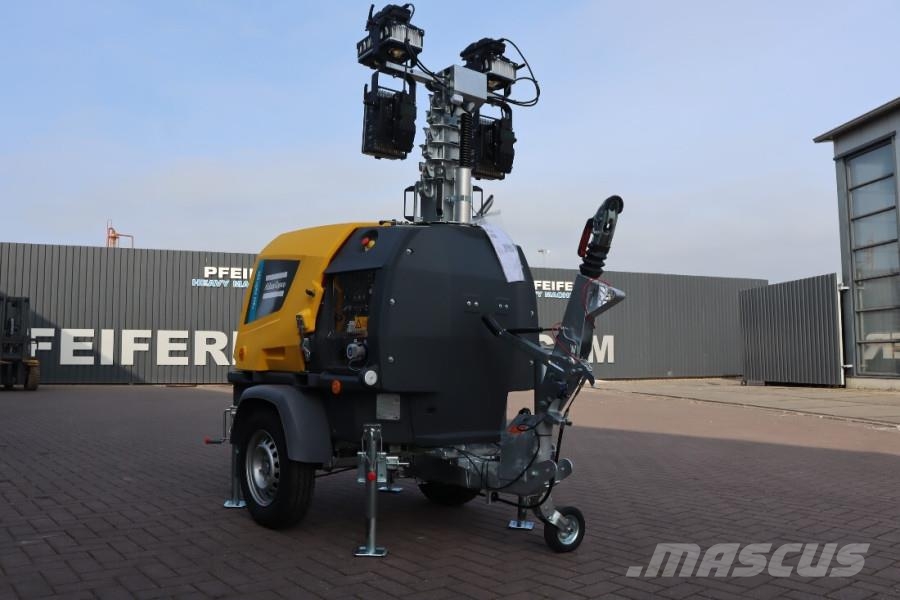 Atlas Copco Hilight H6+  Valid inspection, Max Boom Height 8m, Light towers