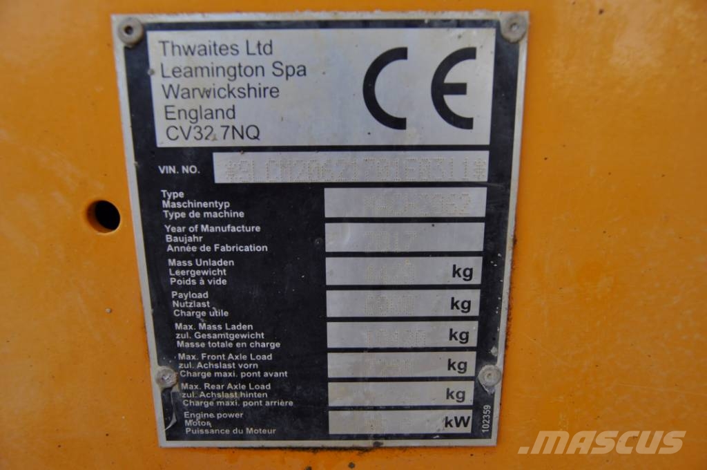 Thwaites MACH2062 Vehículos compactos de volteo