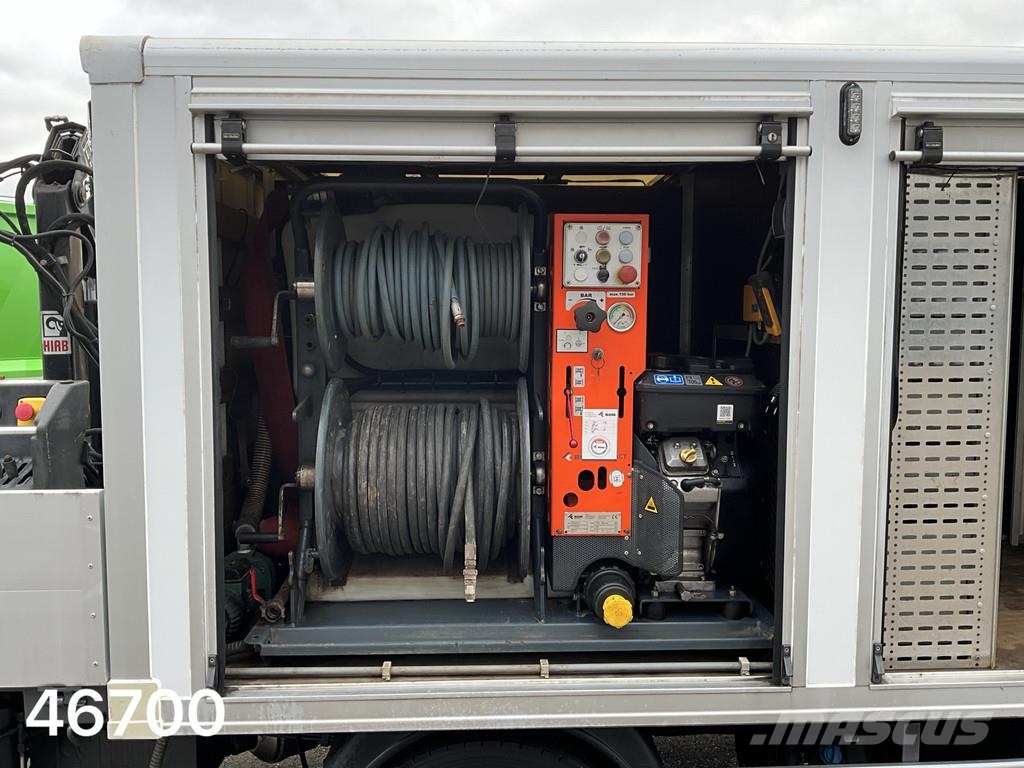Fuso Canter 7C15 Euro 6 ROM hogedruk + Hiab 1,8 Tonmete Vaakumautod