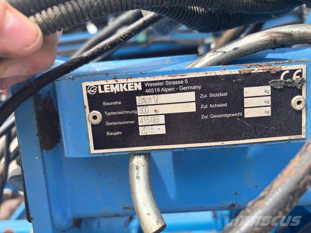 Lemken Combine de semis lemken / Saphir 7 + Zirkon 12 Combination drills