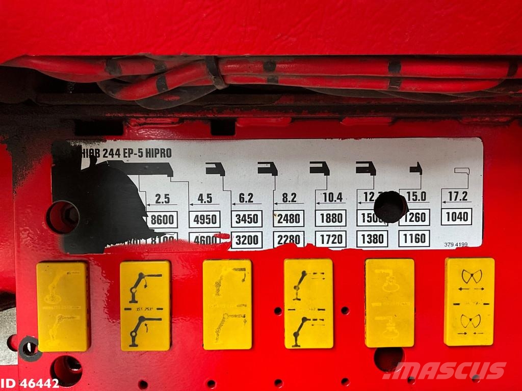 Scania R 560 V8 8x4 Retarder Hiab 24 Tonmeter laadkraan Camion benne