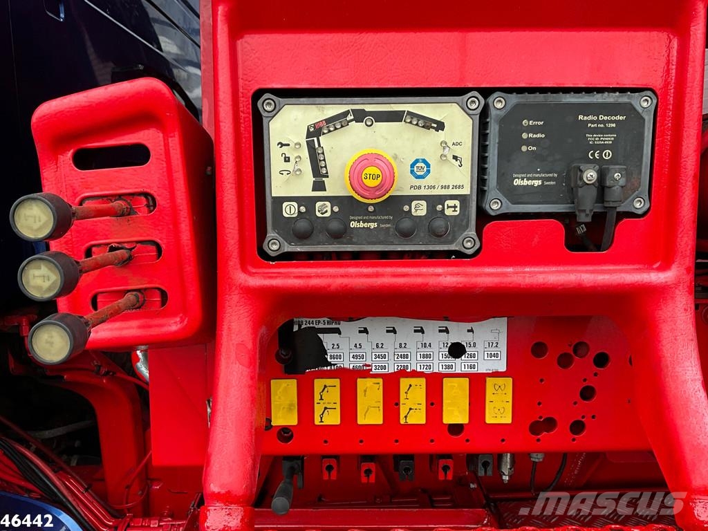 Scania R 560 V8 8x4 Retarder Hiab 24 Tonmeter laadkraan Camiones bañeras basculantes o volquetes