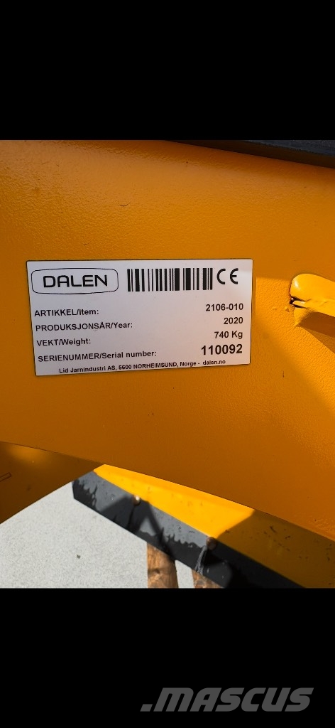 Dalen 2106 Snow throwers
