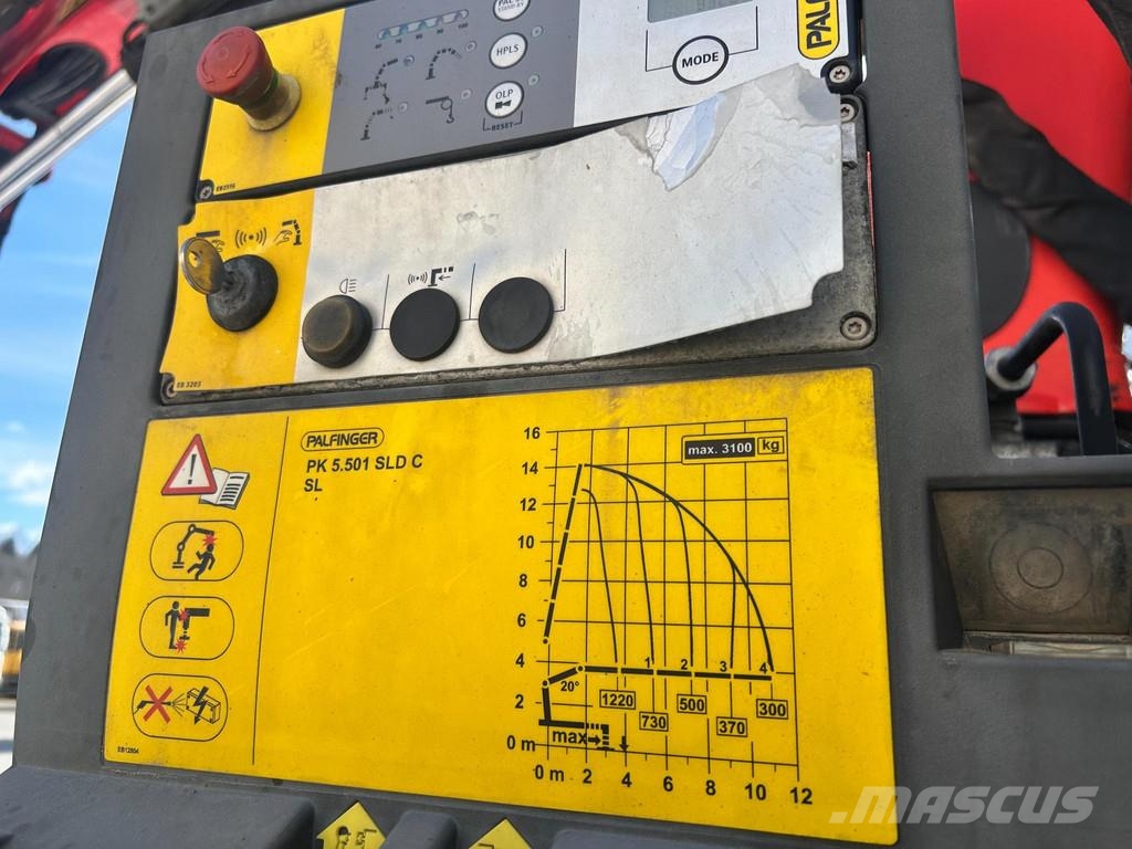 MAN TGS 26.460 6X2*4 EURO6 + PALFINGER CRANE Treileri ar āķi