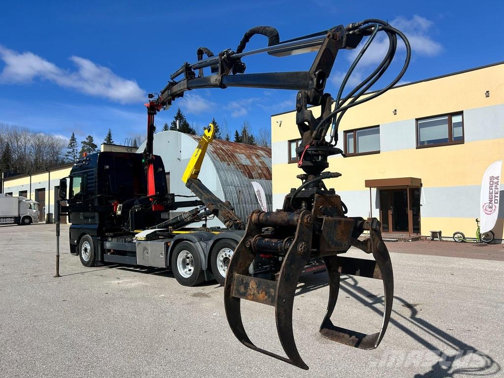 MAN TGS 26.460 6X2*4 EURO6 + PALFINGER CRANE Treileri ar āķi