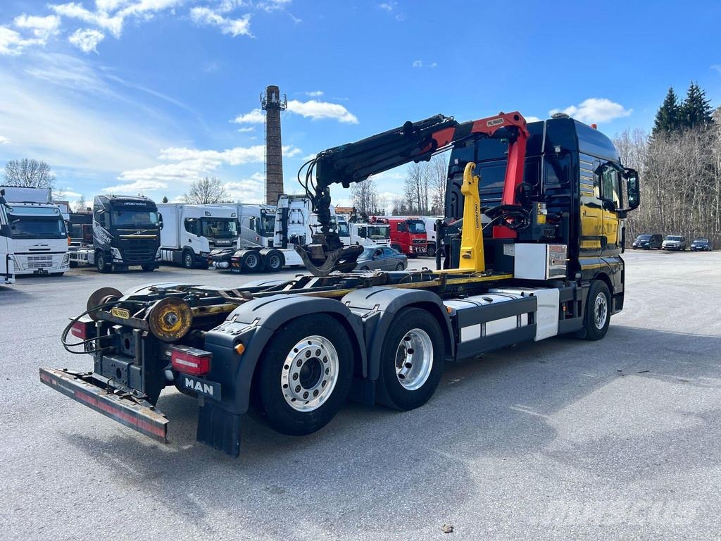 MAN TGS 26.460 6X2*4 EURO6 + PALFINGER CRANE Treileri ar āķi