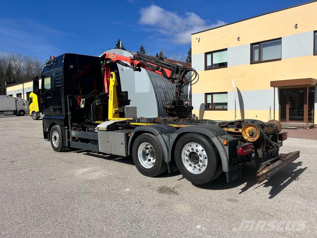 MAN TGS 26.460 6X2*4 EURO6 + PALFINGER CRANE Treileri ar āķi