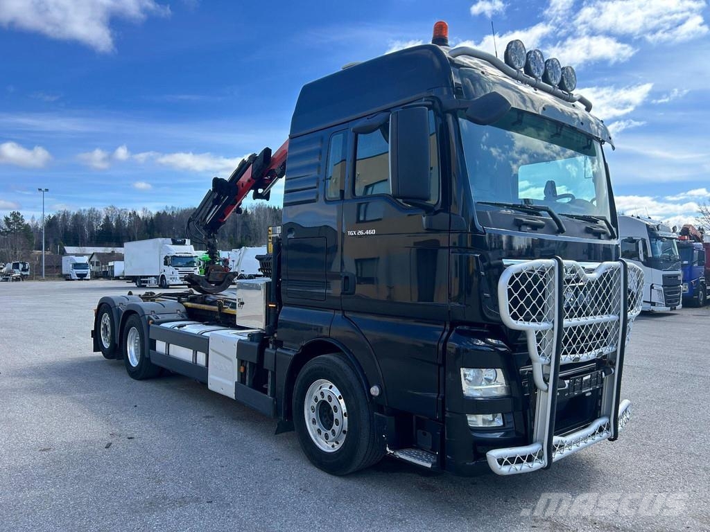 MAN TGS 26.460 6X2*4 EURO6 + PALFINGER CRANE Treileri ar āķi