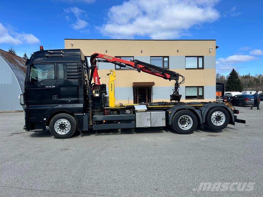 MAN TGS 26.460 6X2*4 EURO6 + PALFINGER CRANE Treileri ar āķi