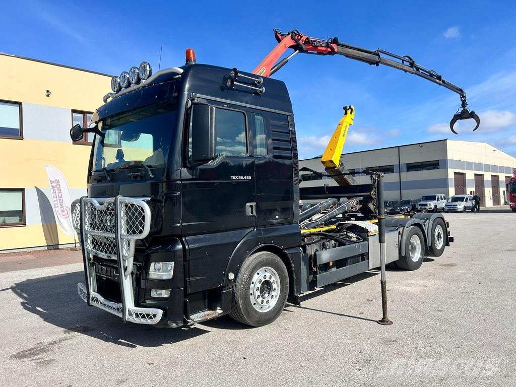 MAN TGS 26.460 6X2*4 EURO6 + PALFINGER CRANE Treileri ar āķi