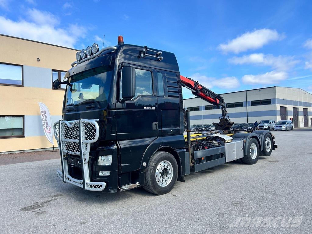 MAN TGS 26.460 6X2*4 EURO6 + PALFINGER CRANE Treileri ar āķi