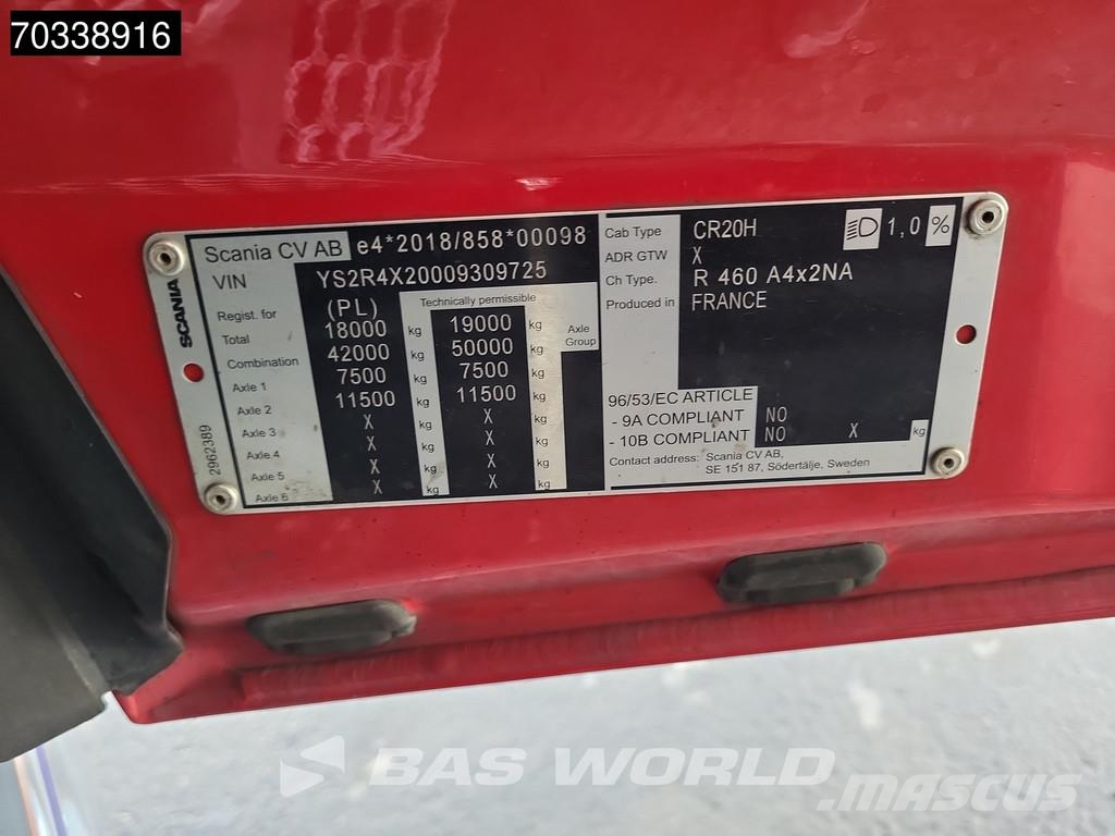 Scania R460 4X2 Retarder 2x Tanks ACC Alcoa's Navi Седельные тягачи