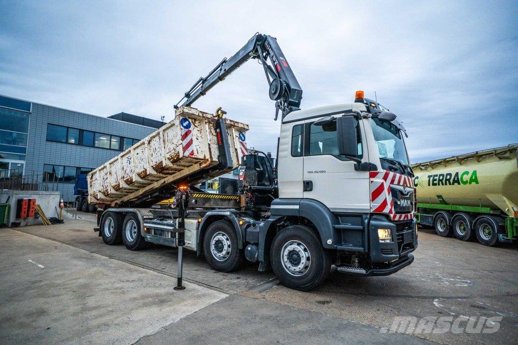 MAN TGS 35.420 BL + HIAB X-HIDUO 188/3x Abrollkipper